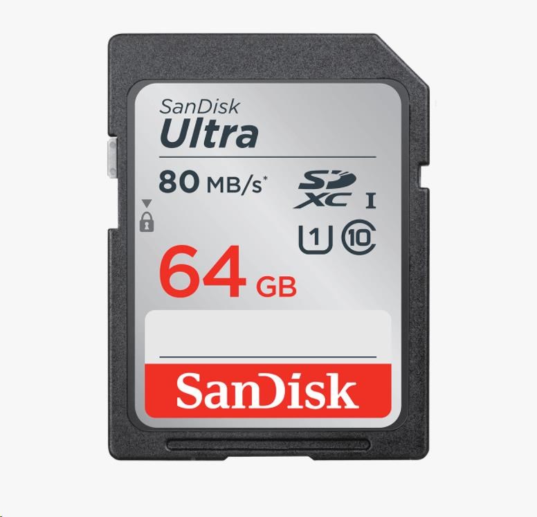 SanDisk SDXC 64 GB Ultra (100 MB/ s Class 10 UHS-I)0 