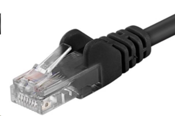 PREMIUMCORD Patch kábel UTP RJ45-RJ45 CAT5e 0.25 m čierna0 