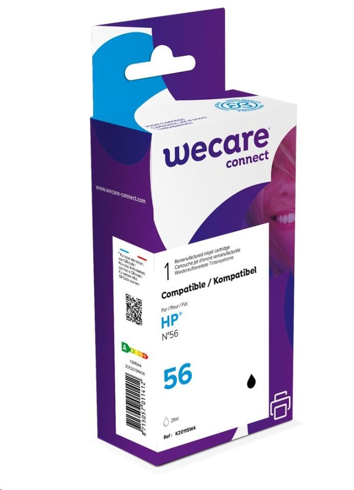 WECARE ARMOR kazeta pre HP DJ 5150/ 5652/ OJ4110 čierna (C6656A) 21 ml,  550 ks0 