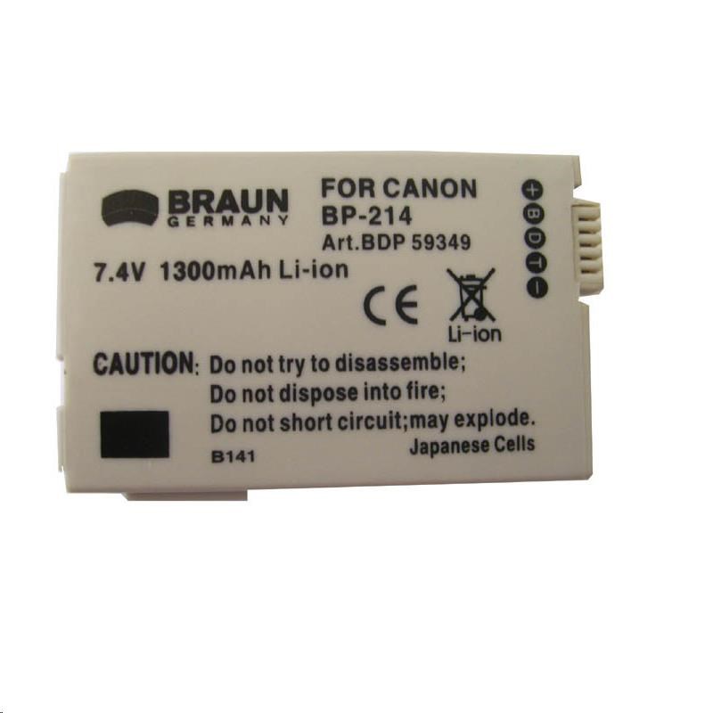 Braun akumulátor CANON BP-2L5,  BP-2L14,  1500mAh0 