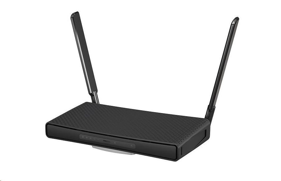 MikroTik RBD53iG-5HacD2HnD,  hAP ac3,  716MHz CPU,  256MB RAM,  USB,  5x LAN, Wi-Fi 2.4GHz + 5 GHz,  PoE,  vrátane. L40 