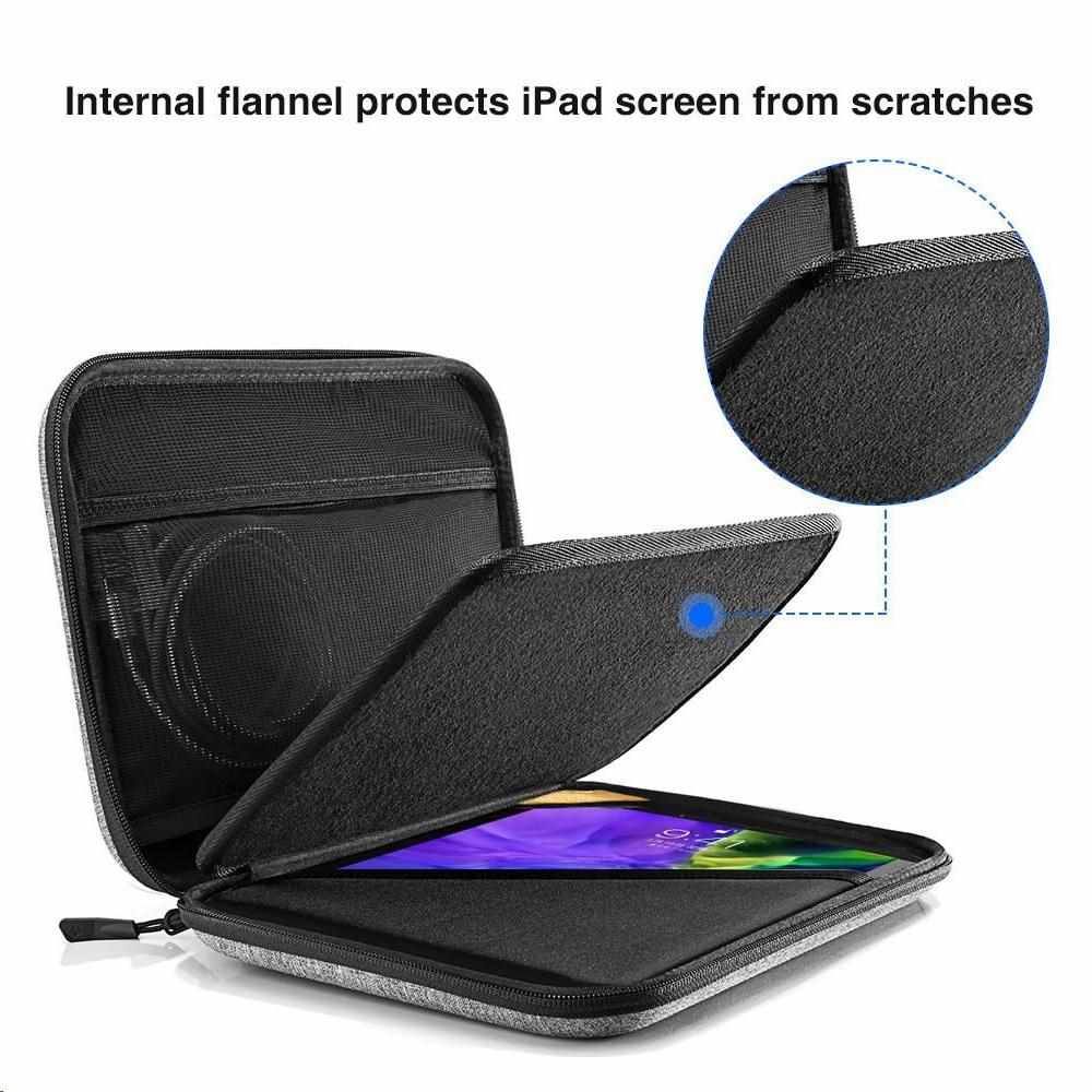 tomtoc Smart Briefcase – 10, 9"" iPad Air /  11"" iPad Pro,  šedá1 