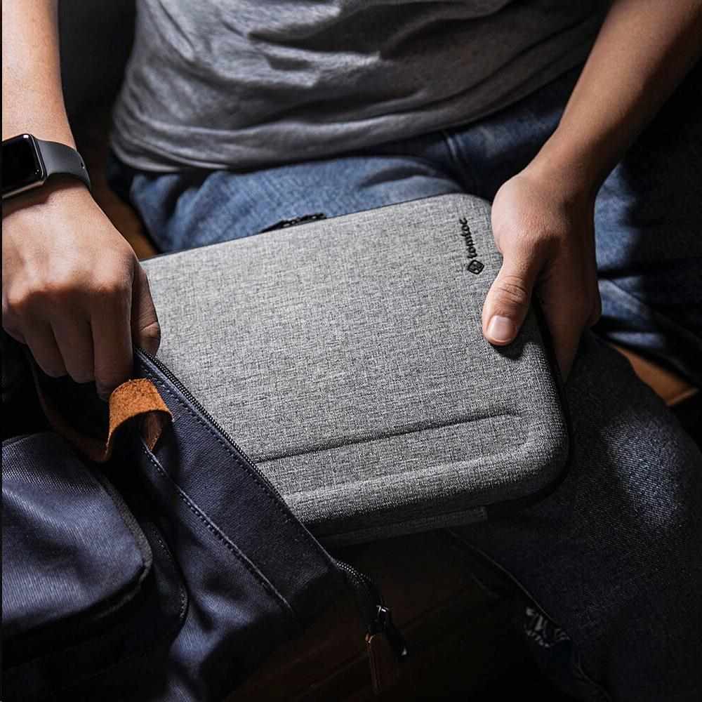 tomtoc Smart Briefcase – 10, 9"" iPad Air /  11"" iPad Pro,  šedá7 