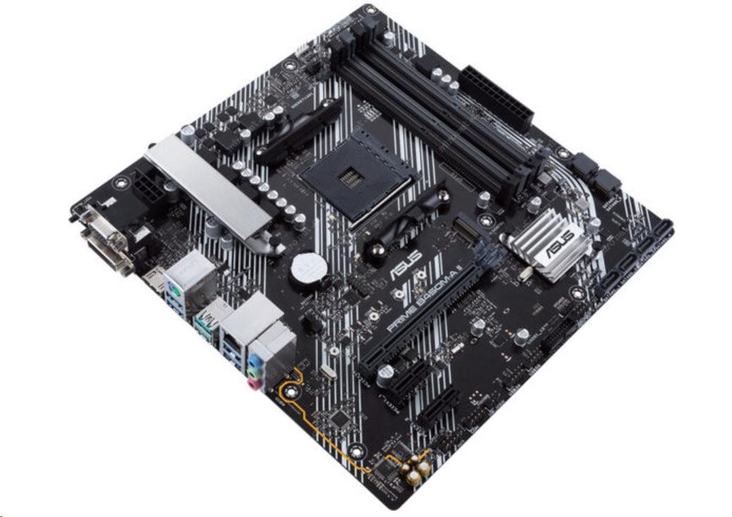 ASUS MB Sc AM4 PRIME B450M-A II,  AMD B450,  4xDDR4,  1xHDMI,  1xDVI,  1xVGA,  mATX2 