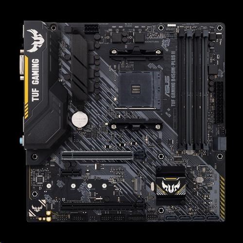 ASUS MB Sc AM4 TUF GAMING B450M-PLUS II, AMD B450, 4xDDR4, 1xHDMI, 1xDVI, mATX0 