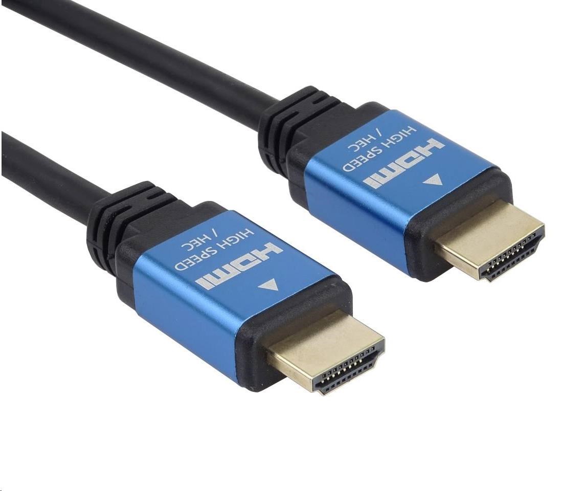 PREMIUMCORD HDMI - Ultra HDTV kábel,  3 m (kov,  pozlátené konektory)0 