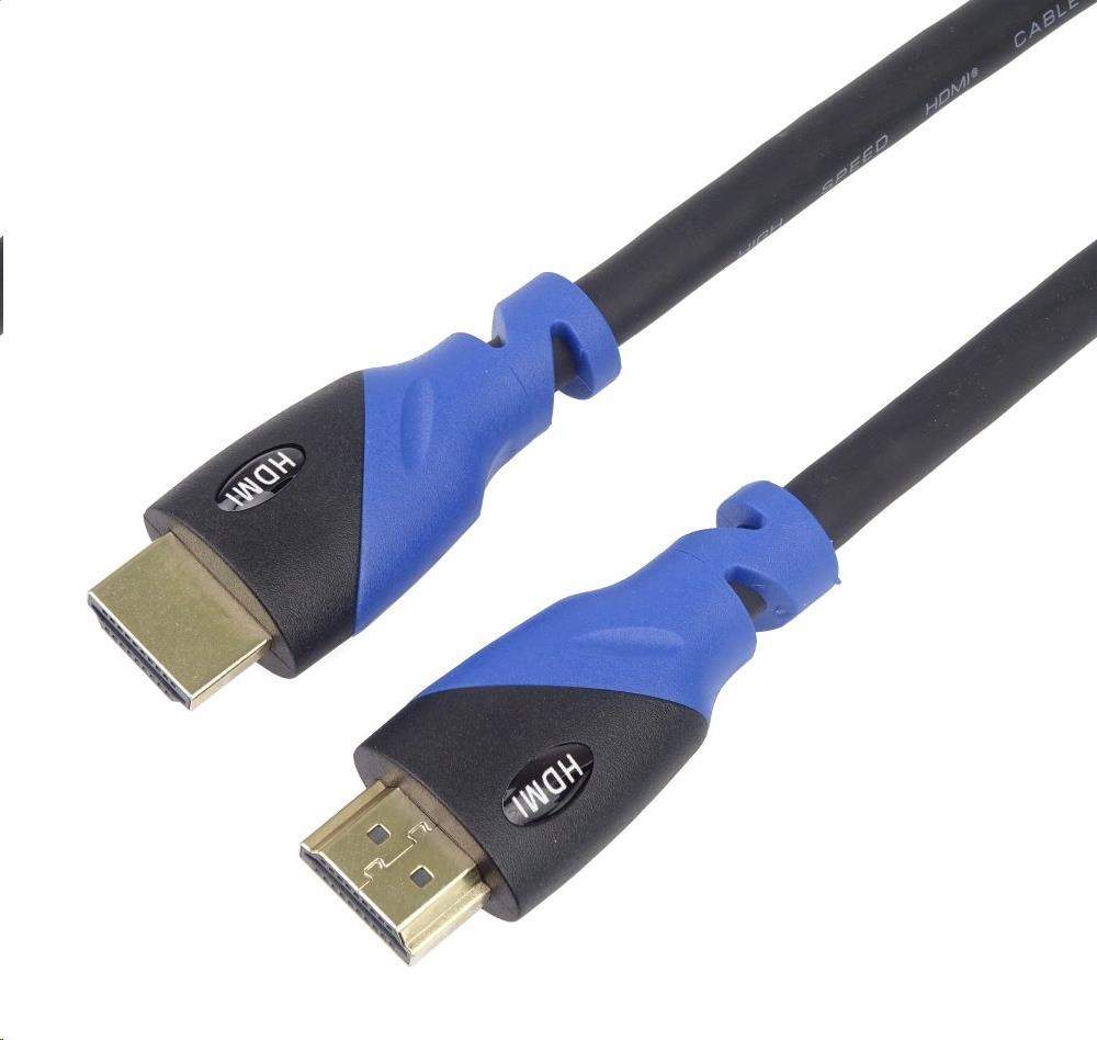 Kábel PREMIUMCORD HDMI na Ultra HDTV,  1.5 m (farba,  pozlátené konektory)0 