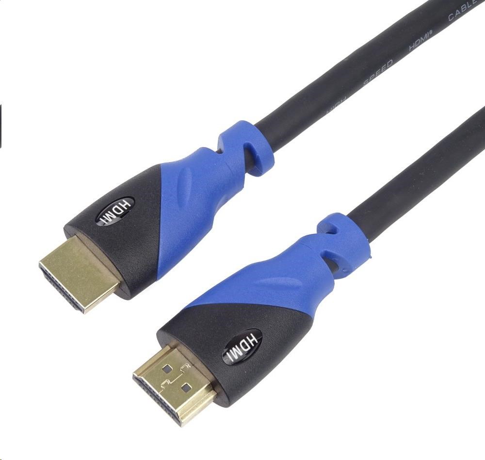 PREMIUMCORD HDMI - Ultra HDTV kábel,  1 m (farebný,  pozlátené konektory)0 