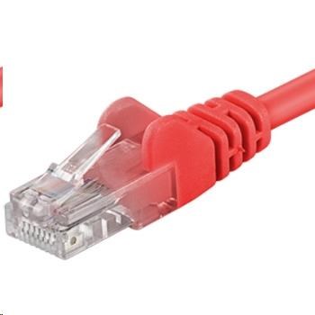 PREMIUMCORD Patch kábel UTP RJ45-RJ45 CAT5e 0.5 m červená0 