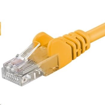 PREMIUMCORD Patch kábel UTP RJ45-RJ45 CAT5e 0.5 m žltá0 