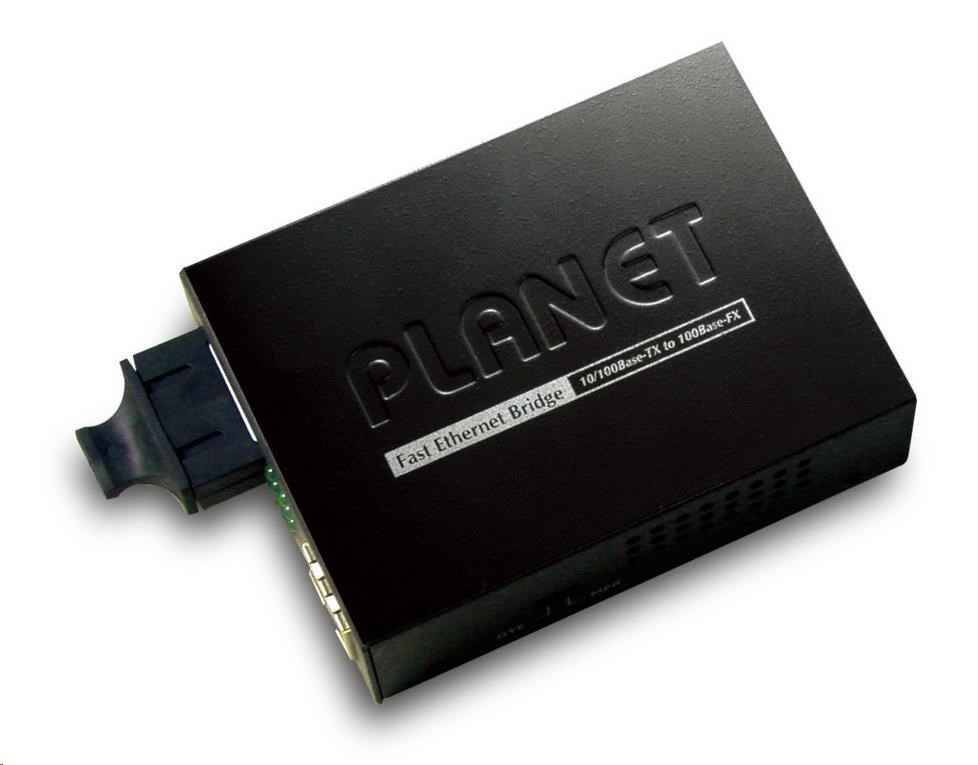 Planet FT-802S15 Konvertor,  10/ 100Base-TX - 100Base-FX,  SC,  singlemode2 