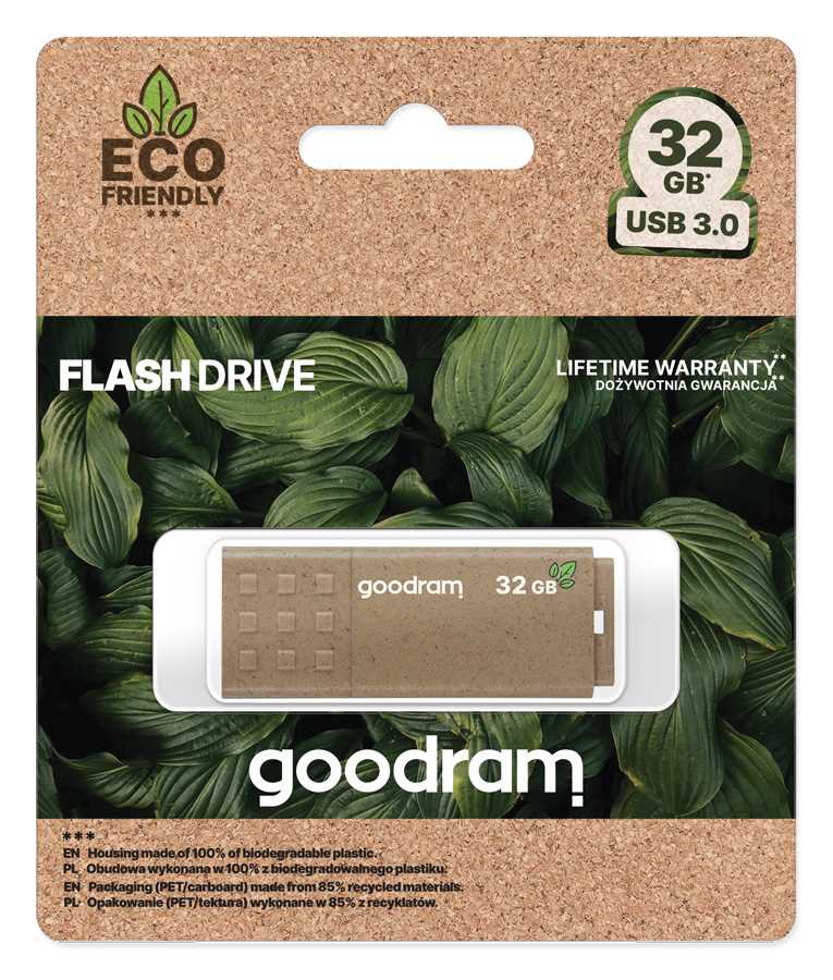 GOODRAM Flash Disk 32GB UME3,  USB 3.0,  ECO FRIENDLY2 