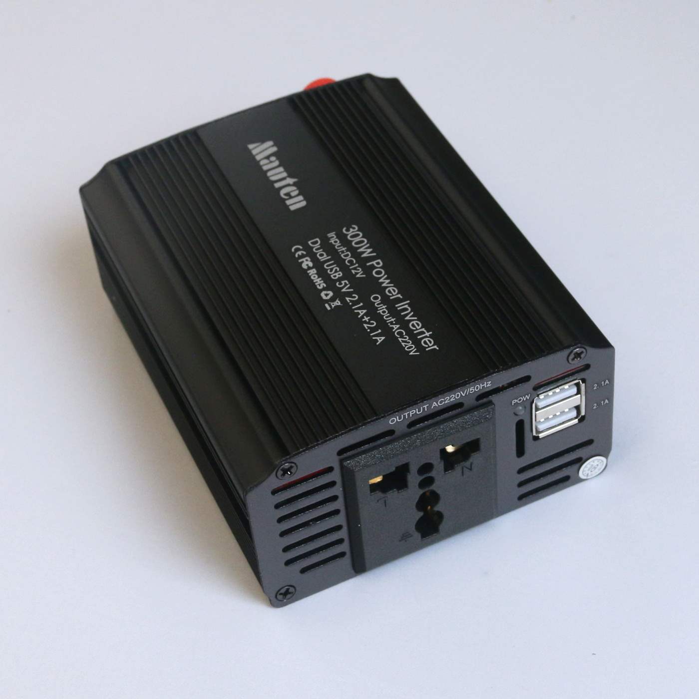 Menič napätia EUROCASE DC/ AC 12V/ 230V,  300W,  USB1 