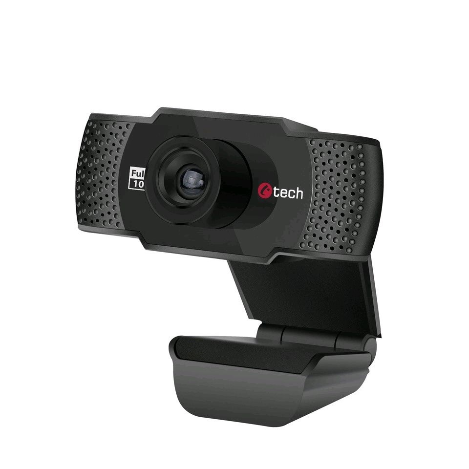 Webová kamera C-TECH CAM-11FHD,  1080P full HD,  mikrofón,  čierna0 