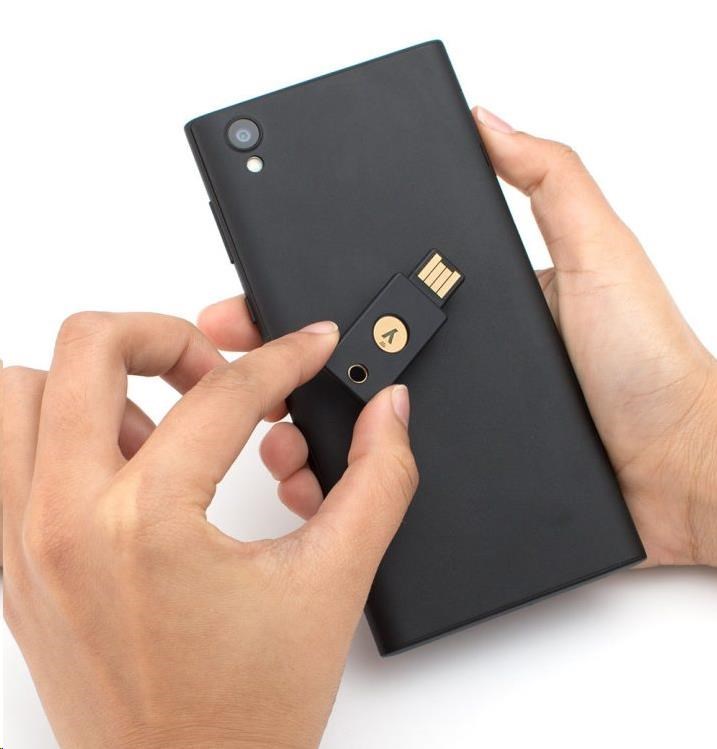 YubiKey 5 NFC - USB-A,  kľúč/ token s viacfaktorovou autentifikáciou (NFC),  podporou OpenPGP a Smart Card (2FA)3 