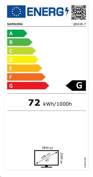 SMART Signage LED QM43R-T 43