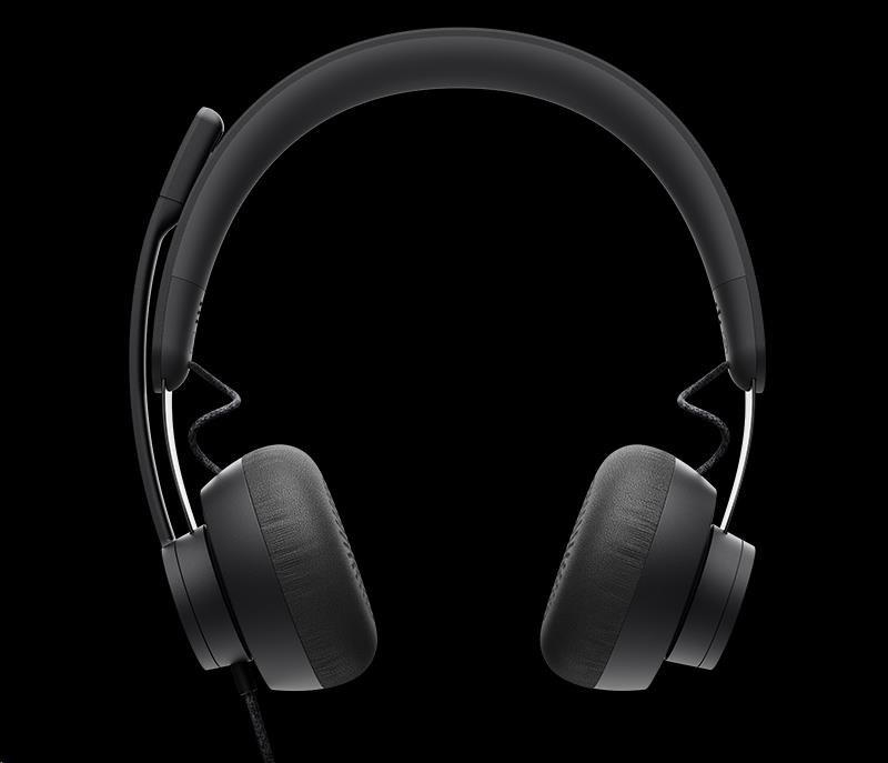 Logitech sluchátka s mikrofonem Zone Wired Teams Headset Graphite - EMEA1 