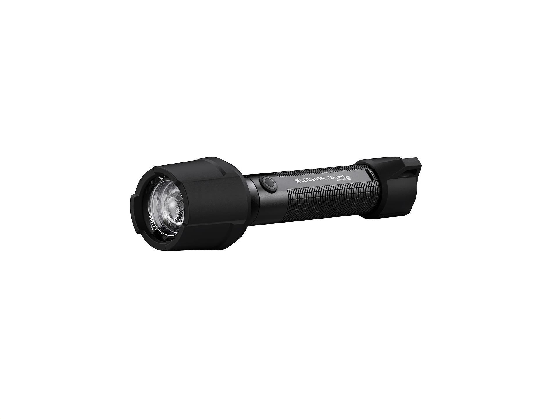 Ledlenser P6R Work LED svítilna,  dobíjecí,  IP68,  3000 mAh,  možnost stmívání,  transportní zámek,  paměťová funkce2 