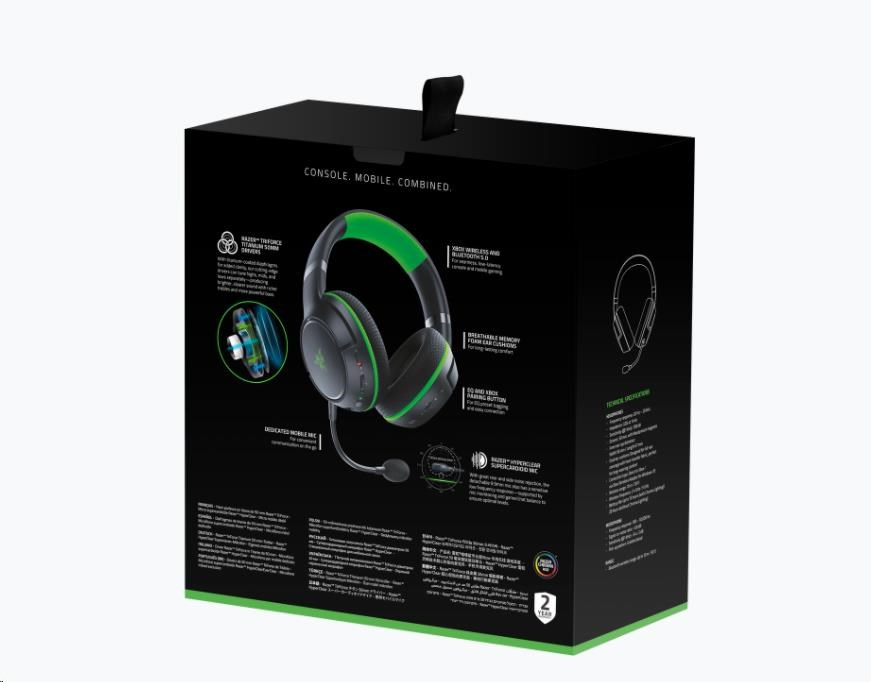 RAZER sluchátka Kaira Pro,  Wireless Headset for Xbox One/ Series & Bluetooth 5.09 