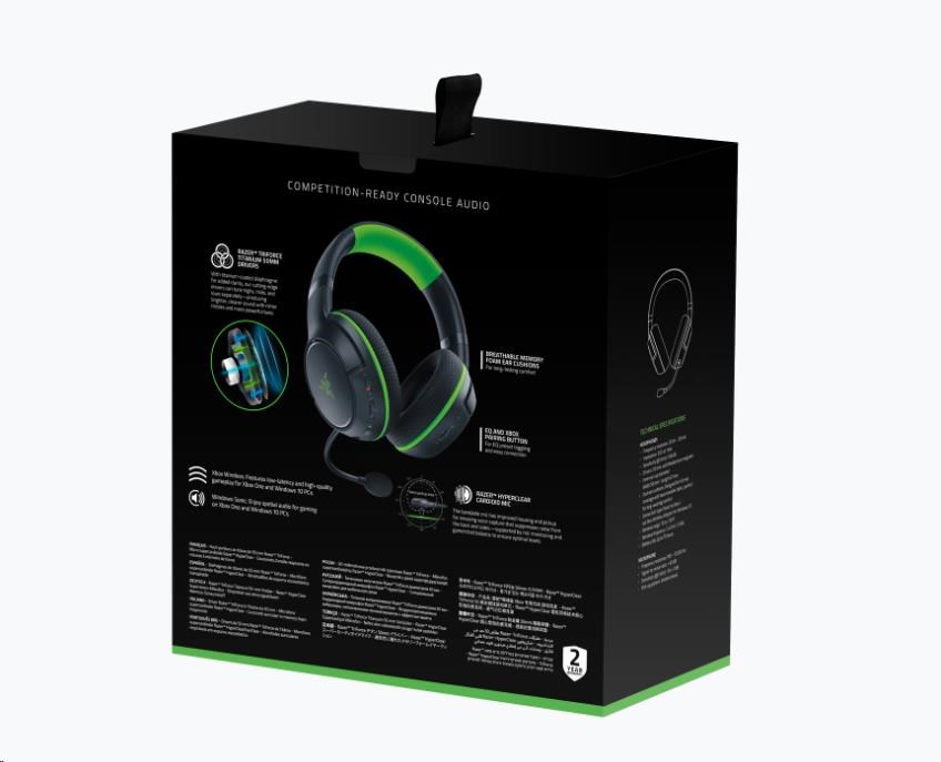 RAZER sluchátka Kaira,  Wireless Headset for Xbox6 