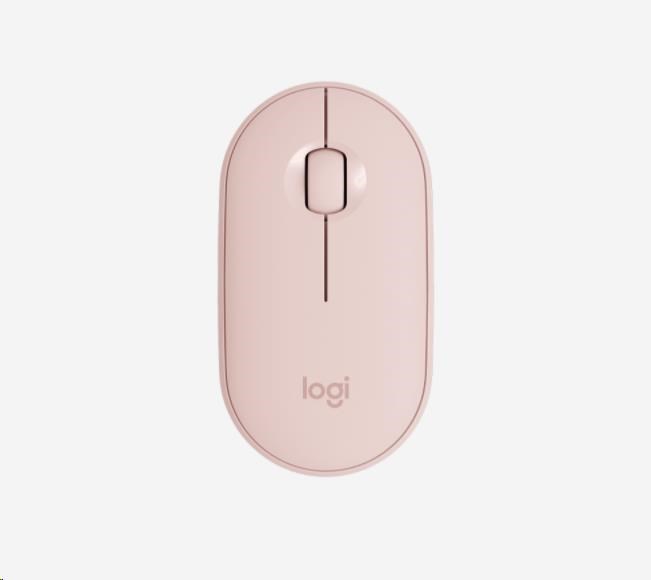 Bezdrôtová myš Logitech Pebble M350,  ružová1 
