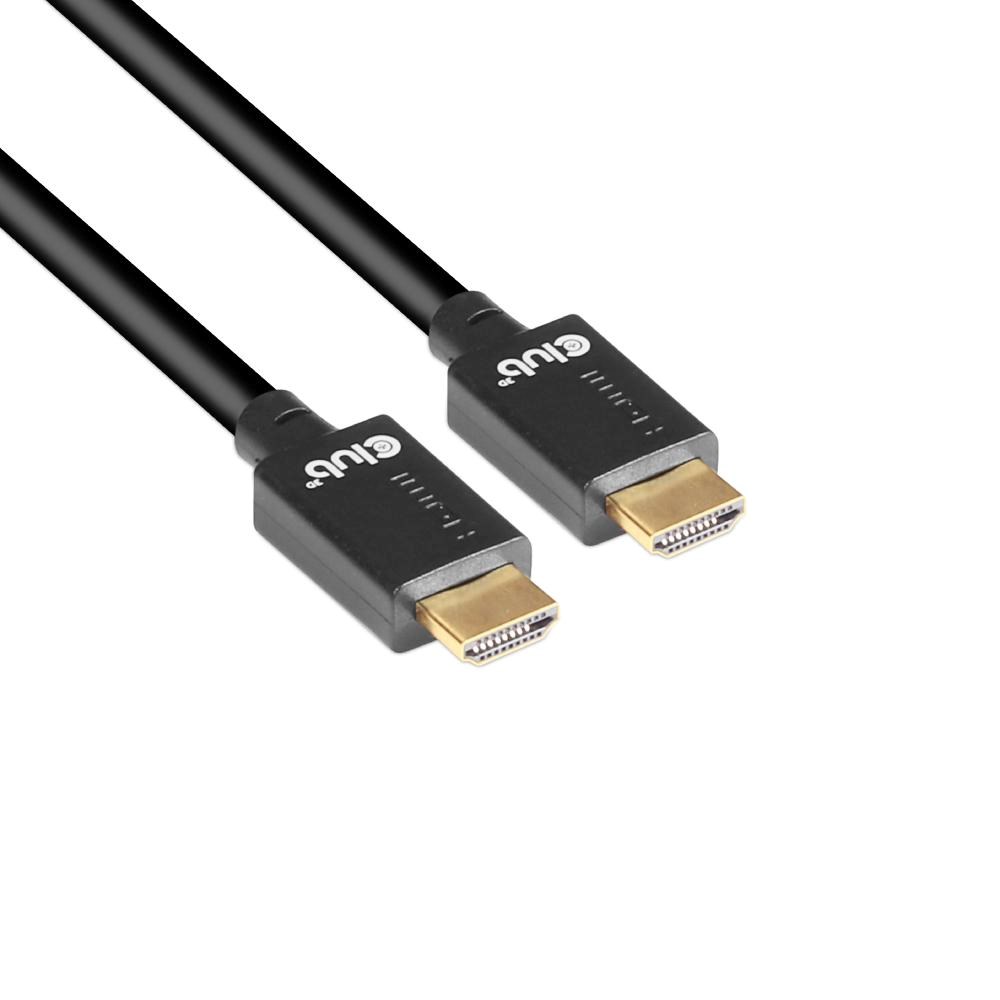Club3D Adaptér HDMI 2.1 Ultra Rychlý HDMI™ Certifikovaný 4K120Hz,  8K60Hz,  48Gbps (M/ M 1.5 m/ 4.92 ft),  28 AWG8 