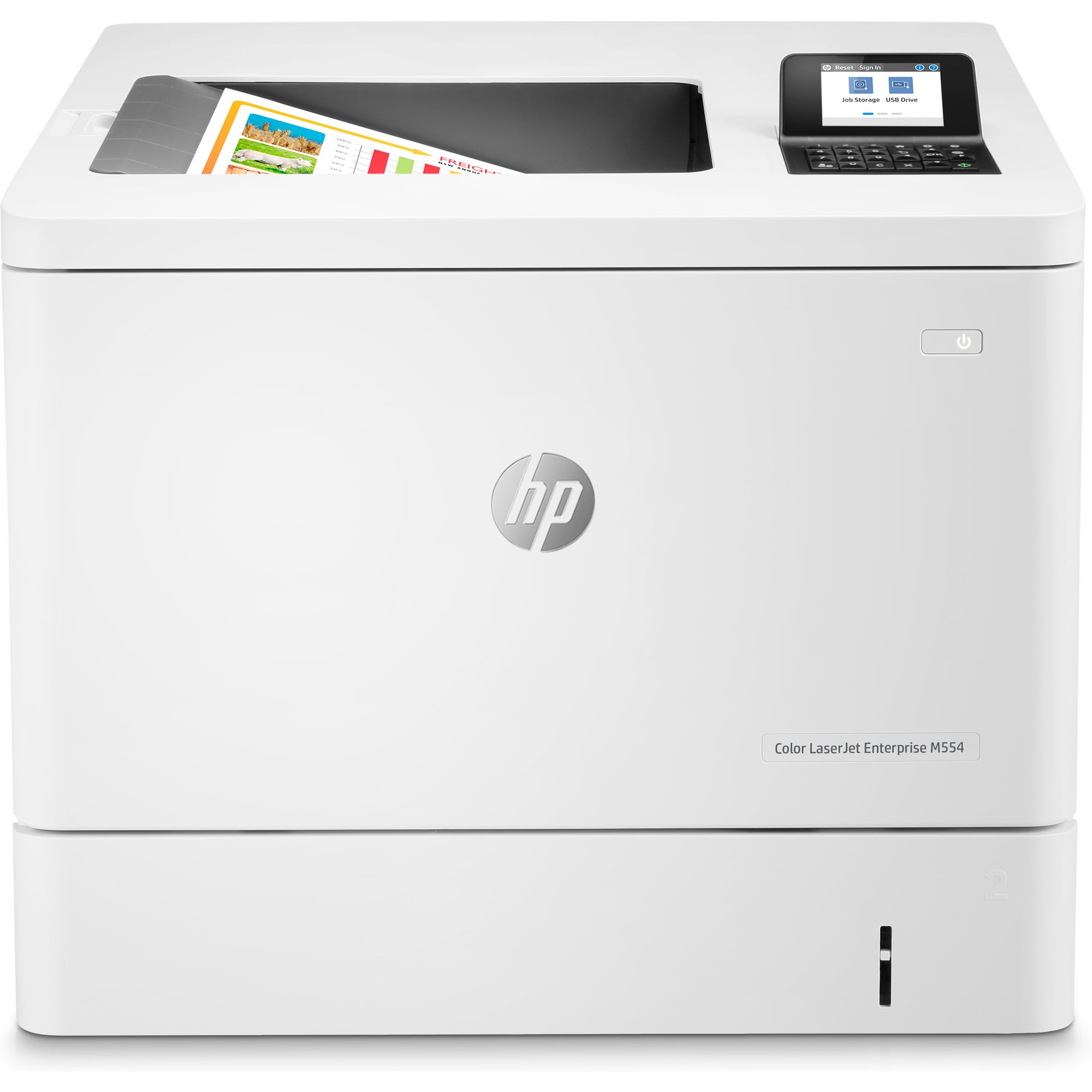 HP Color LaserJet Enterprise M554dn (A4,  33/ 33 str./ min,  USB 2.0,  Ethernet,  DUPLEX)2 