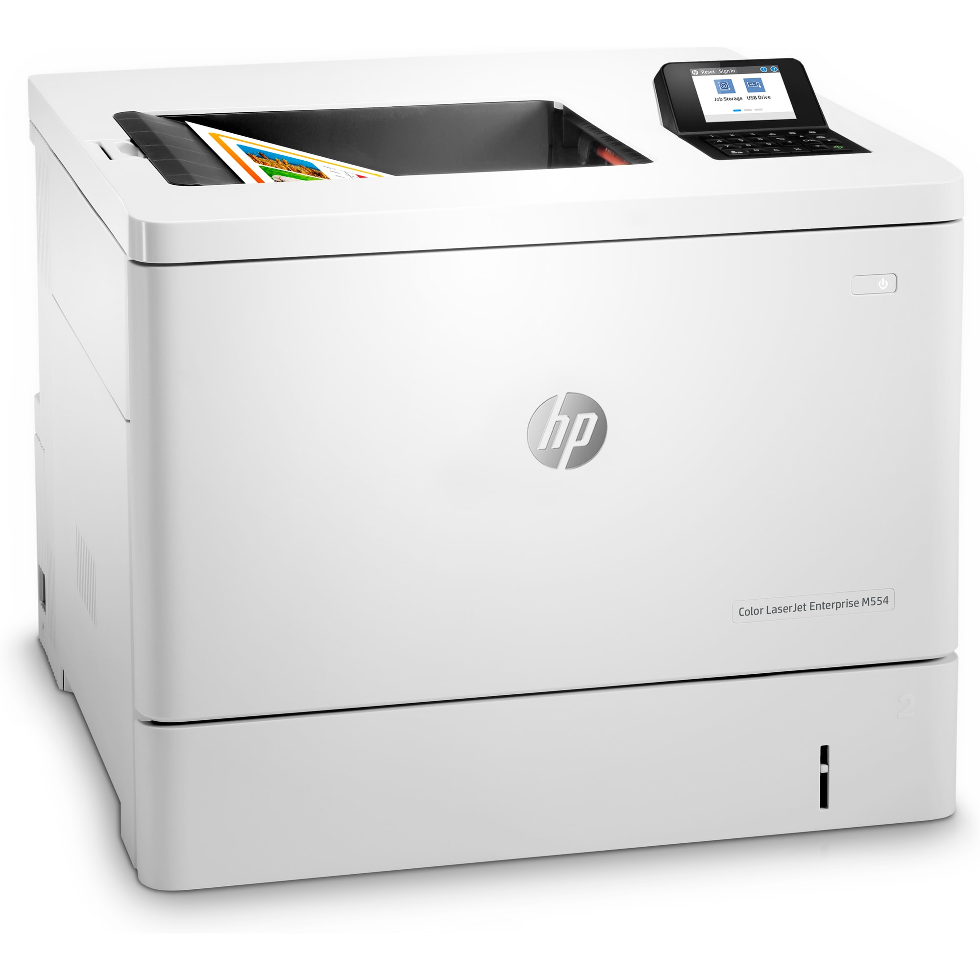 HP Color LaserJet Enterprise M554dn (A4,  33/ 33 str./ min,  USB 2.0,  Ethernet,  DUPLEX)3 