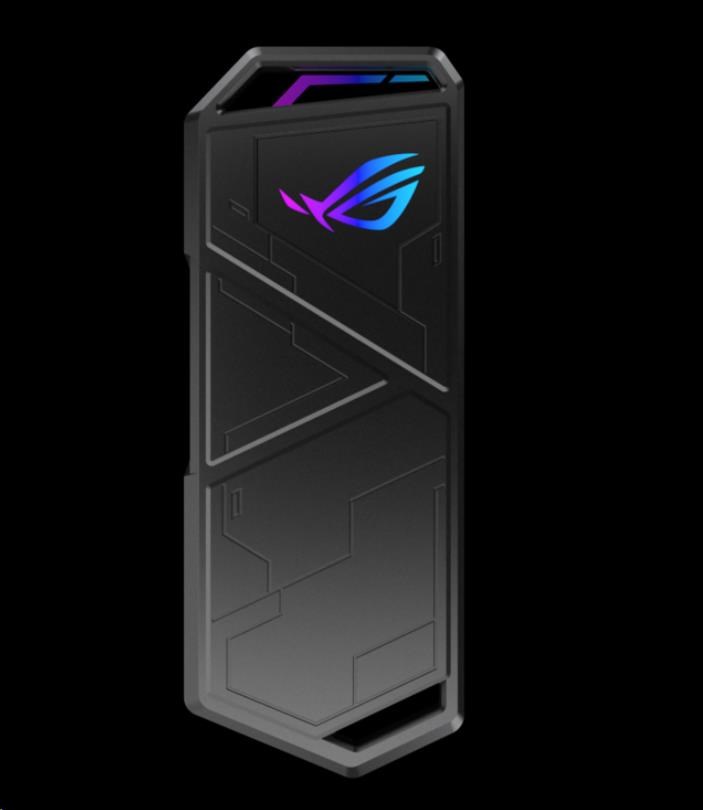 ASUS ROG STRIX ARION LITE SSD NVME AURA case, USB-C 3.2, M.2 NVMe SSD kovový box, délka 30-80 mm, AURA RGB2 