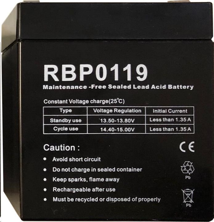 Náhradná batéria CyberPower (12V/5Ah) pre BU600E, UT650E, UT650EG, UT1050E, UT1050EG (kompatibilná s RBP0118, RBP0046)0 