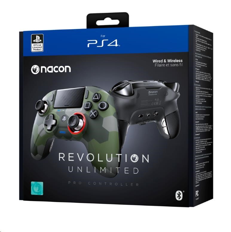 Herní ovladač Nacon Revolution Unlimited Pro Controller – Coloured Camo Green4 