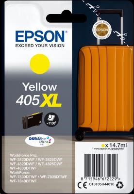 Jednorazové balenie atramentu EPSON Yellow 405XL Durabrite Ultra0 