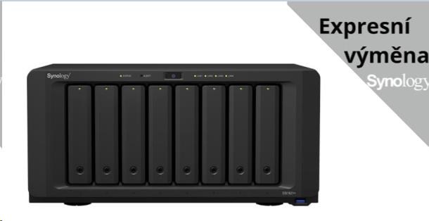 Synology DS1821+ DiskStation (4C/Ryzen V1500B/4GBRAM/8xSATA/2xM.2/4xUSB3.0/2xSATA/4xGbE/1xPCIe)0 