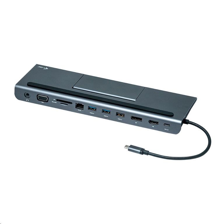 Bazar - iTec USB-C Metal Low Profile 4K Triple Display Docking Station + Power Delivery 85 W + charger, z opravy0 