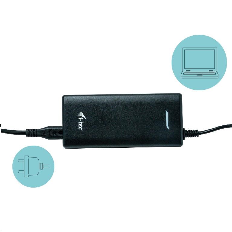 Bazar - iTec USB-C Metal Low Profile 4K Triple Display Docking Station + Power Delivery 85 W + charger, z opravy8 