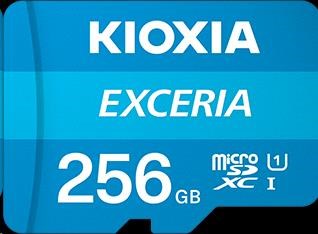 Karta microSD KIOXIA Exceria 256GB M203,  UHS-I U1 Class 100 