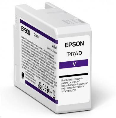 Atrament EPSON Singlepack Violet T47AD UltraChrome Pro 10 50 ml0 