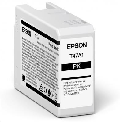 Atrament EPSON Singlepack Photo Black T47A1 UltraChrome Pro 10 50 ml0 