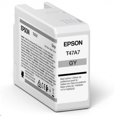 Atrament EPSON Singlepack Gray T47A7 UltraChrome Pro 10 50 ml0 