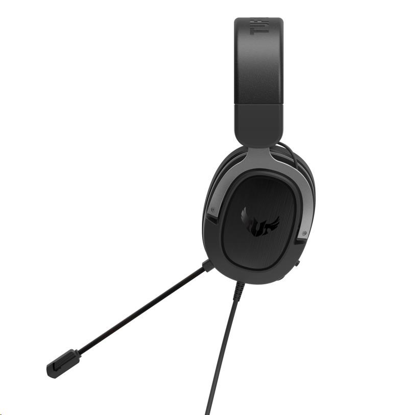 ASUS sluchátka TUF Gaming H3 Gun Metal,  Gaming Headset,  černo-šedá3 