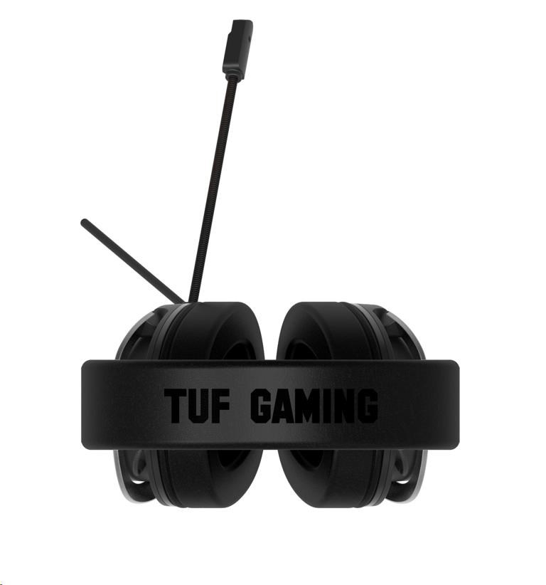 ASUS sluchátka TUF Gaming H3 Gun Metal,  Gaming Headset,  černo-šedá4 