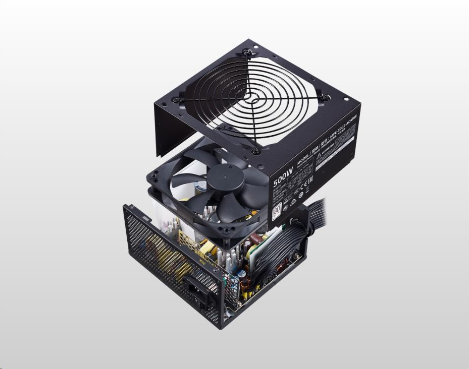 Napájací zdroj Cooler Master MWE 500W WHITE 230V - V2,  120mm,  80+ BULK8 