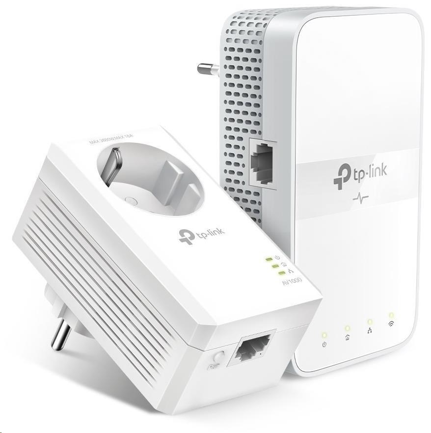 TP-Link TL-WPA7617KIT OneMesh/ EasyMesh WiFi5 průchozí powerline set (AC1200,  AV1000, 1xGbE, HomePlug AV2)0 