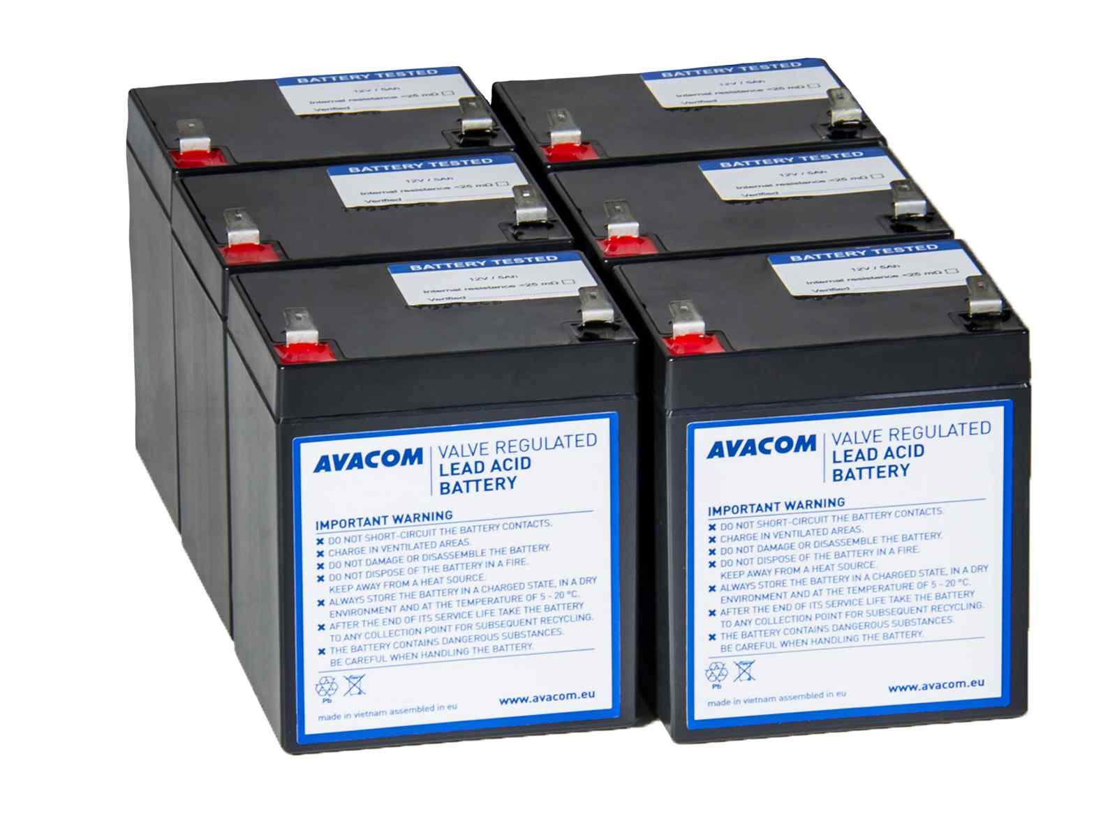 AVACOM RBC141 - sada na renováciu batérií (6 batérií)0 