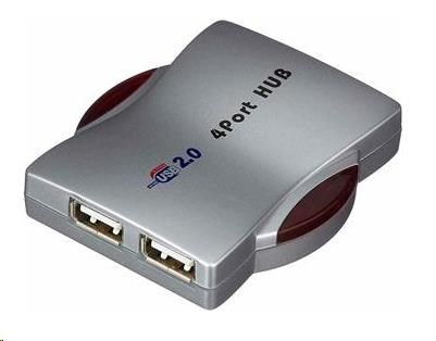 PremiumCord USB2.0 HUB 4-portový,  bez ext. napájanie0 