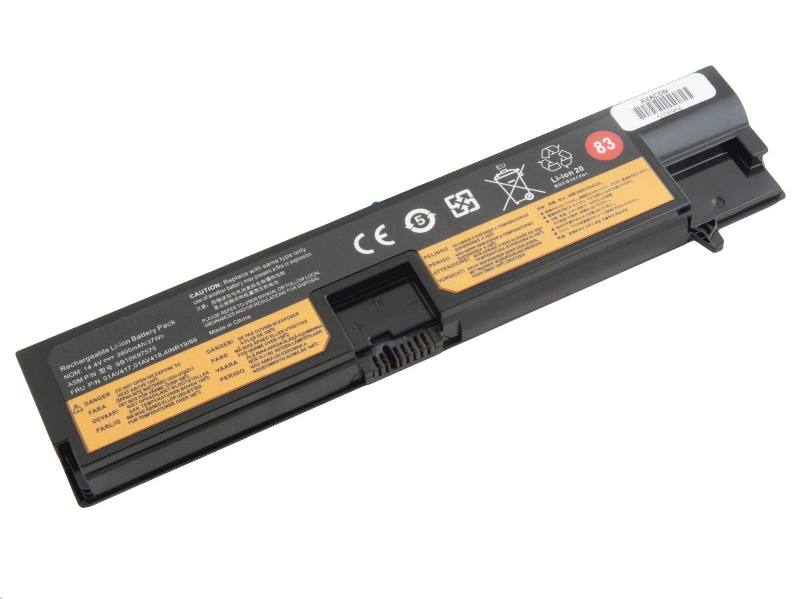 AVACOM Lenovo ThinkPad E570 14, 4V 2600mAh 37Wh0 