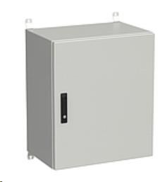Nástenná vonkajšia skriňa Solarix LC-20 15U 600x300 mm,  kovové dvere,  LC-20-15U-63-22-G0 