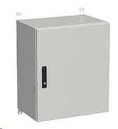 Nástenná vonkajšia skriňa Solarix LC-20 15U 600x500mm,  kovové dvere,  LC-20-15U-65-22-G0 