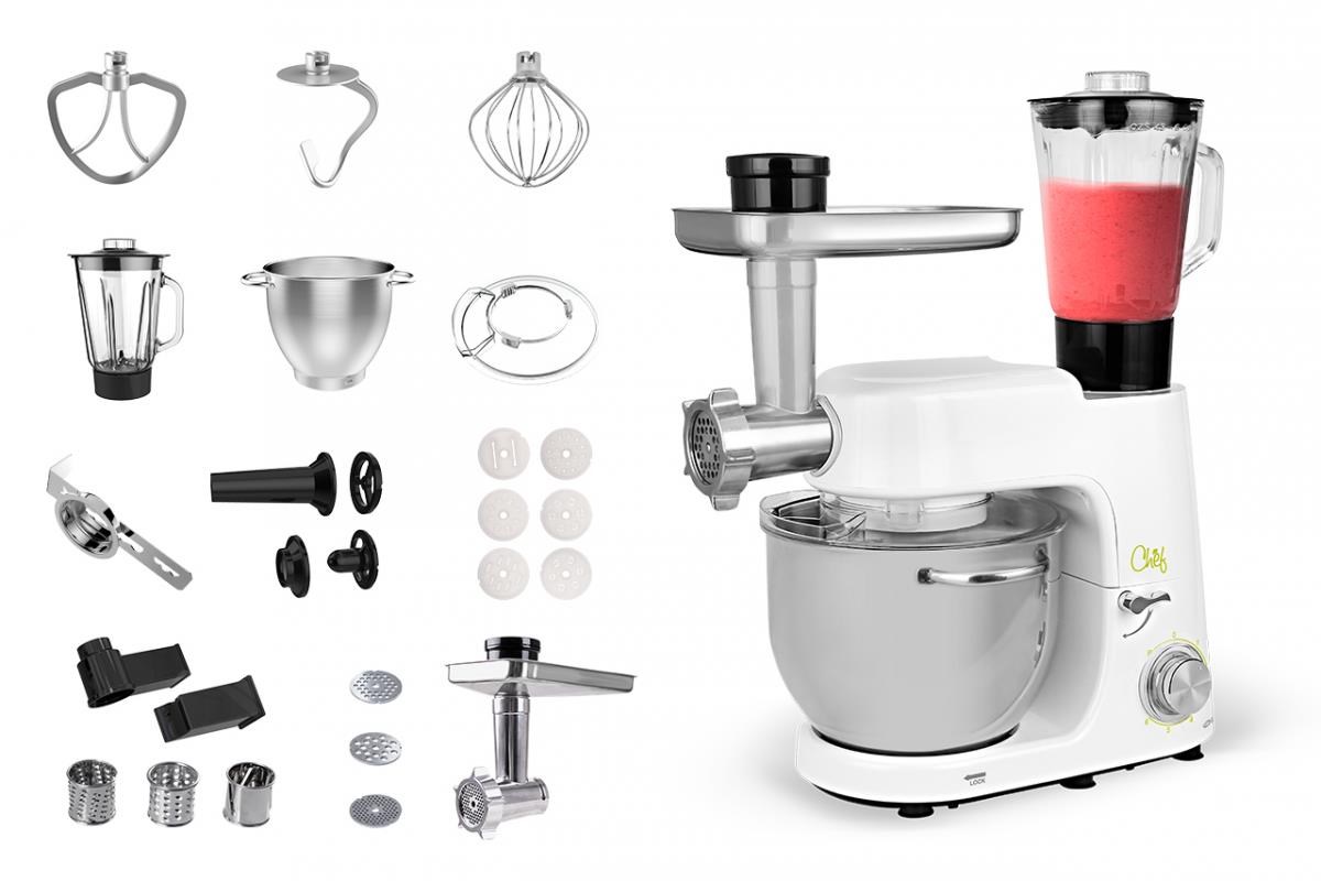 Orava multifunkční kuchyňský robot,  1400 W,  bílá0 