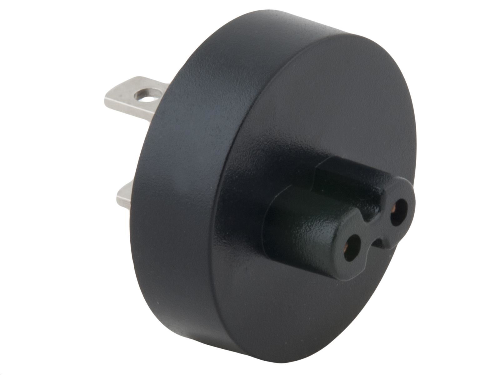 AVACOM Zásuvkový konektor Typ A (US) pro USB-C nabíječky,  černá0 
